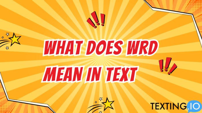 what does wrd mean in text