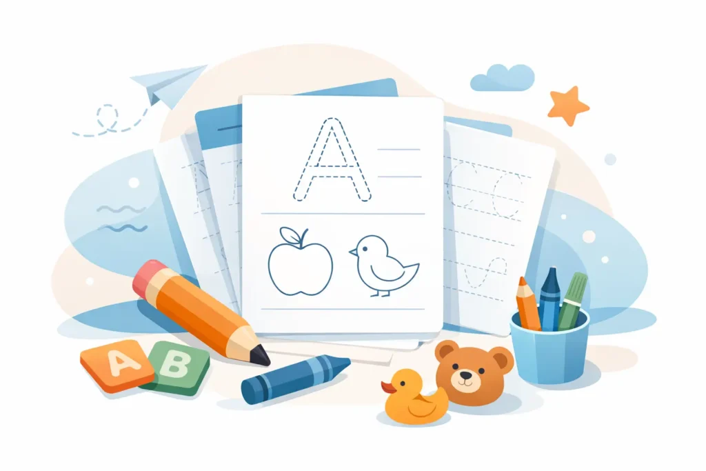 Best Alphabet Tracing Worksheets Printable