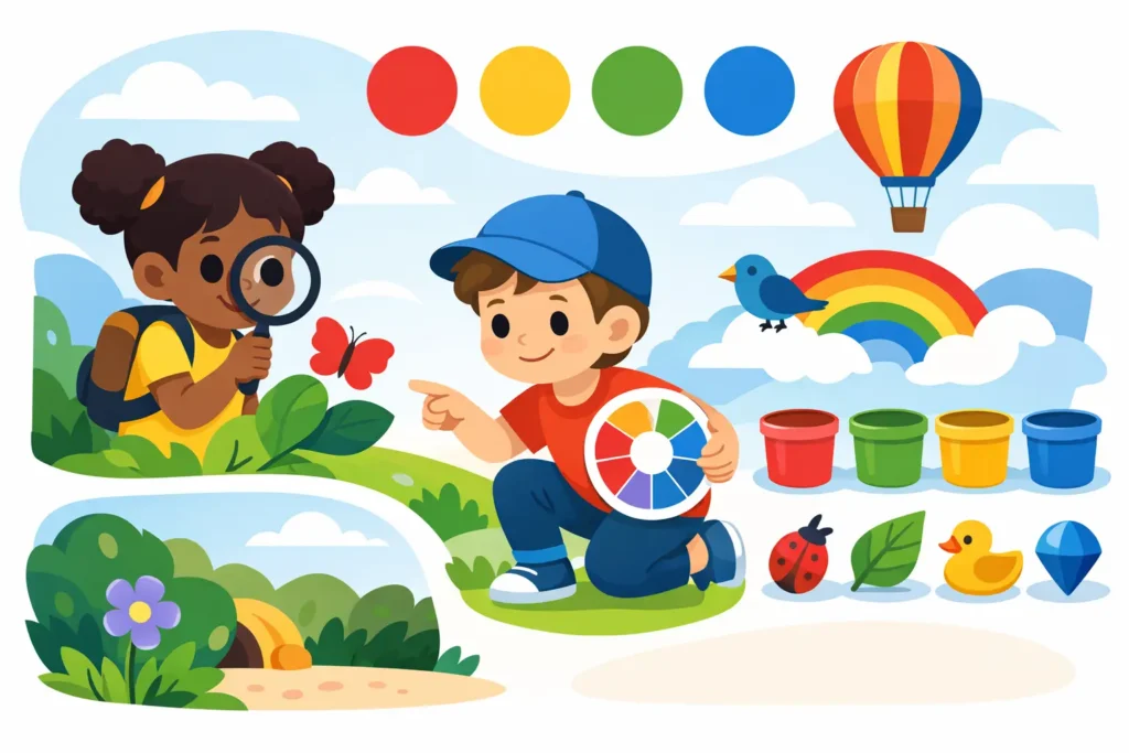 10 Color Hunt Games for Kids That Teach