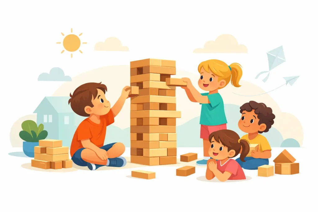 Block Stacking Game Jenga for Kids