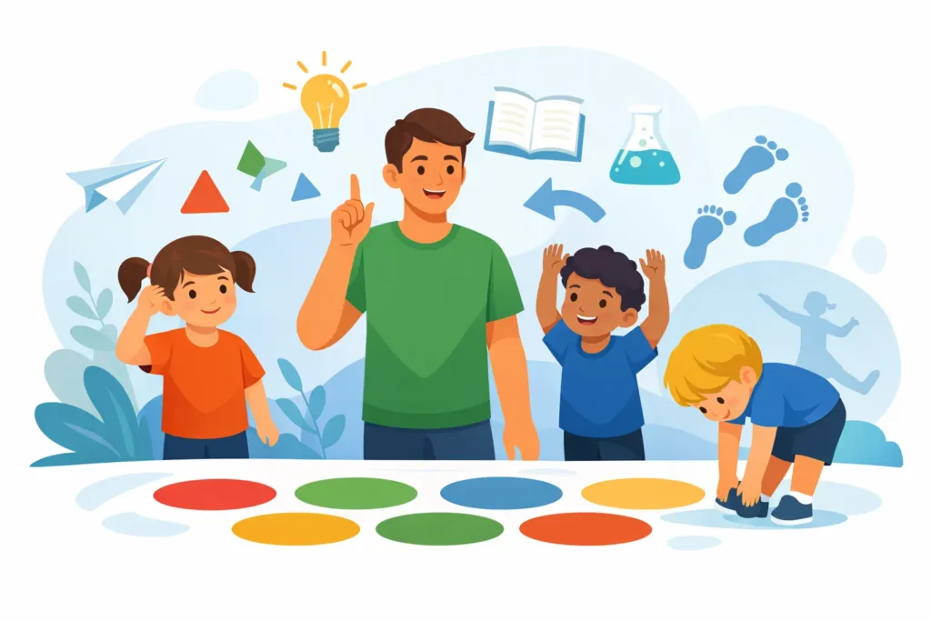 Games for Kids: Simon Says That Teach Too