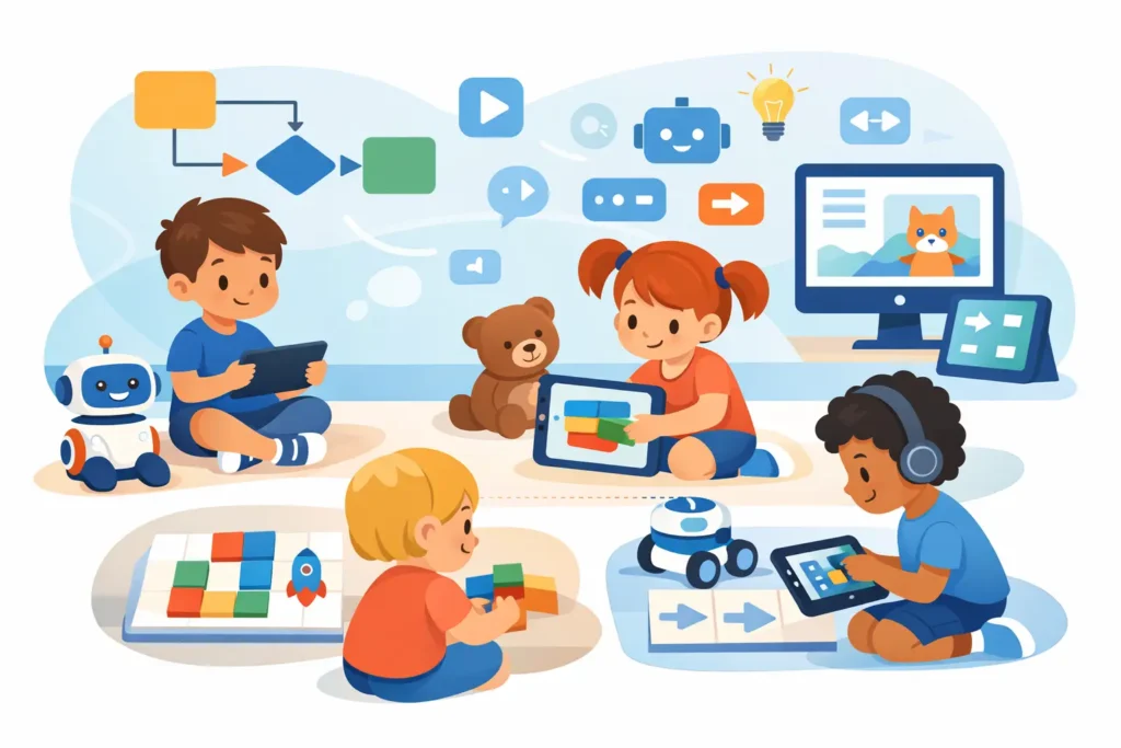 7 Beginner Coding Activities for Preschool