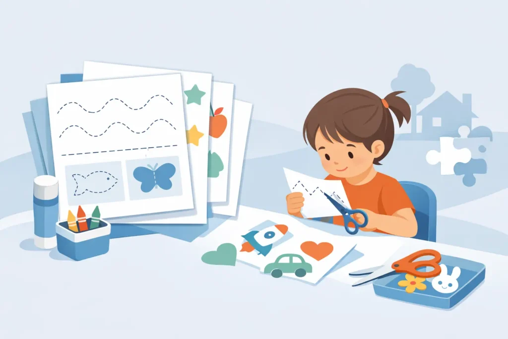 Preschool Cutting Practice Printables That Help