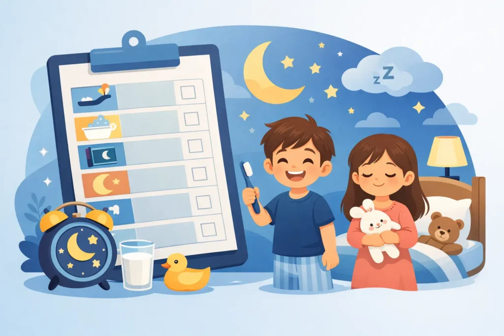 Printable Bedtime Routine Chart for Kids