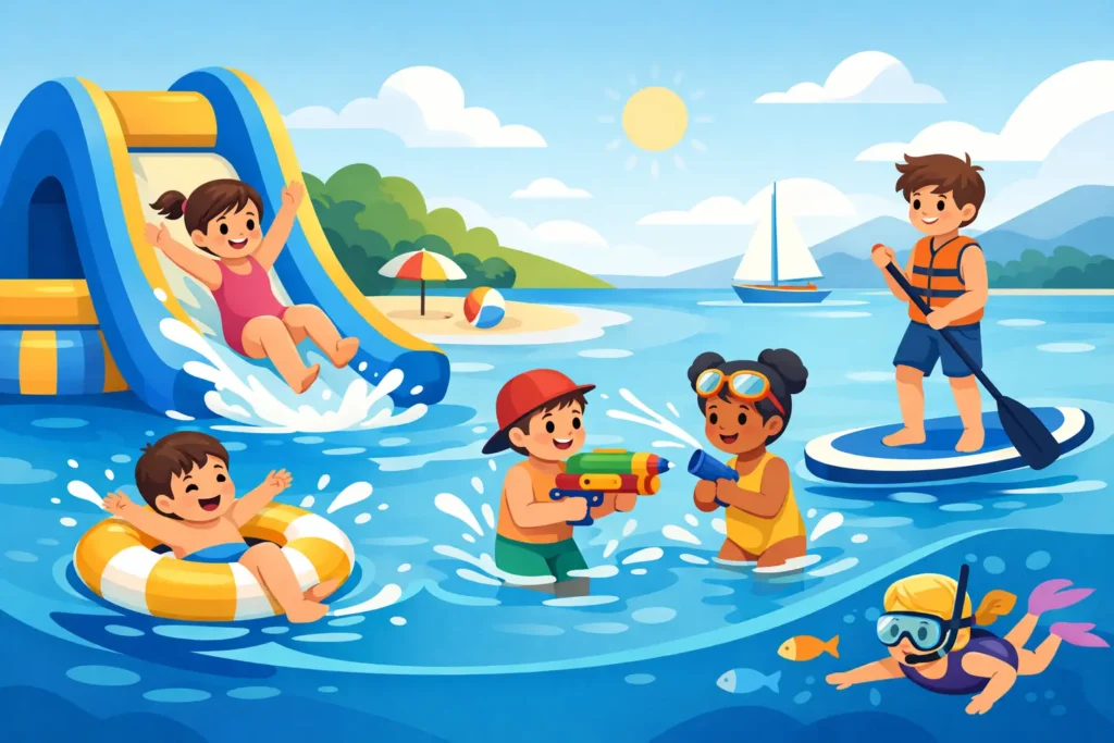 Water Activities for Kids in Summer Vacation