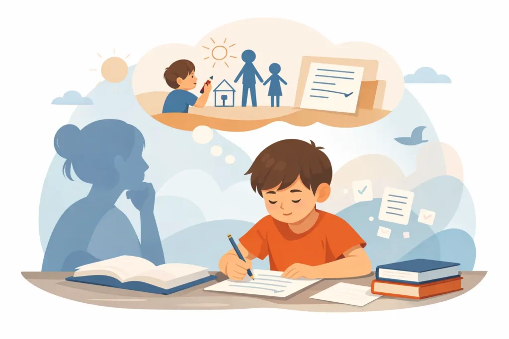 When Do Children Write Sentences?